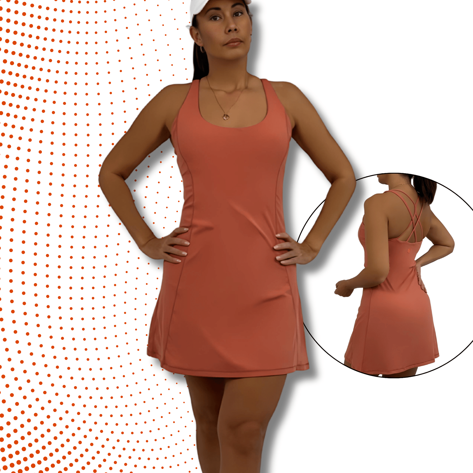 Athletic dresses with built in bra shop